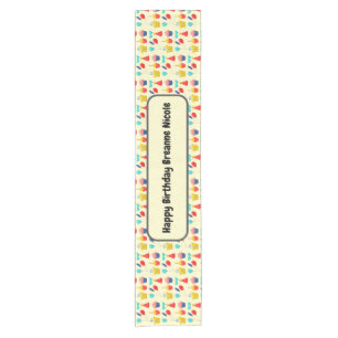 Personalised Happy Birthday Table Runner