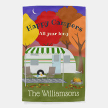 Personalised Happy Camper Fall