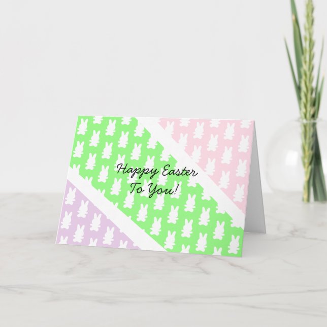 Personalised Happy Easter and Deviled Eggs Recipe Card (Front)