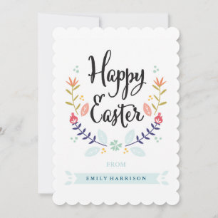 Personalised Happy Easter Card