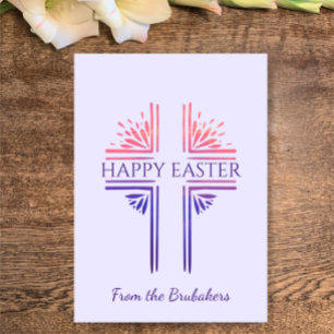 Personalised Happy Easter Unique Christian Easter Holiday Card