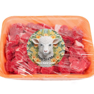 Personalised Happy Eid al Adha Classic Round Sticker