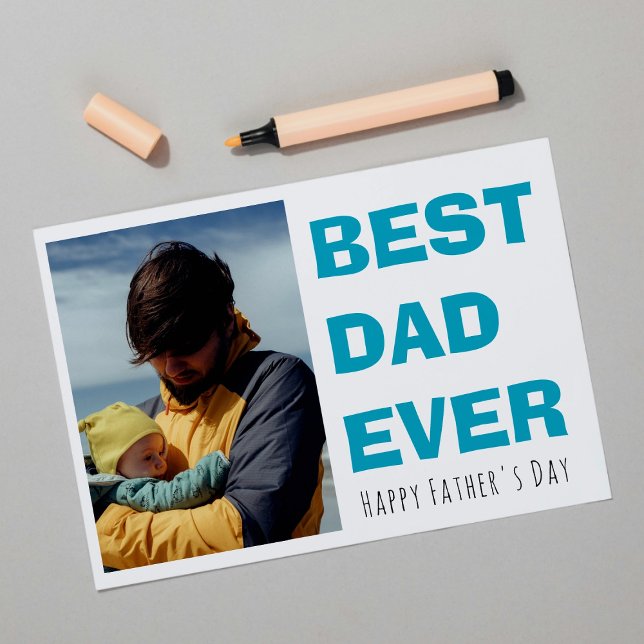Personalised Happy Father's Day Card with Photo (Creator Uploaded)