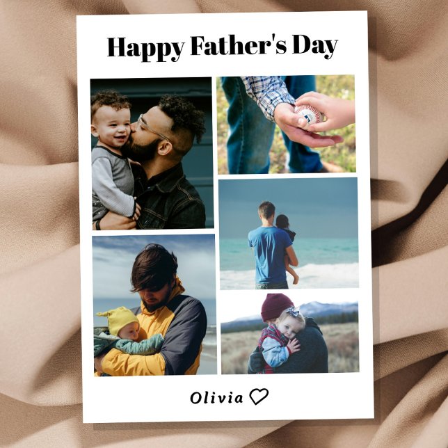 Personalised Happy Father's Day Card with Photo (Creator Uploaded)