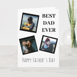 Personalised Happy Father's Day Card with Photo