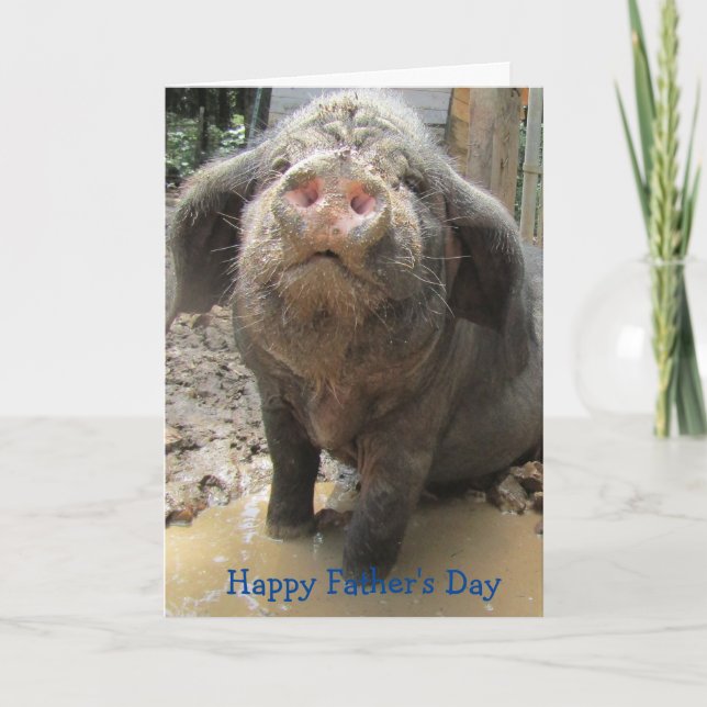 Personalised Happy Father's Day,  Meishan Card (Front)