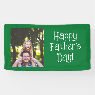 Personalised Happy Father's Day Photo Banner
