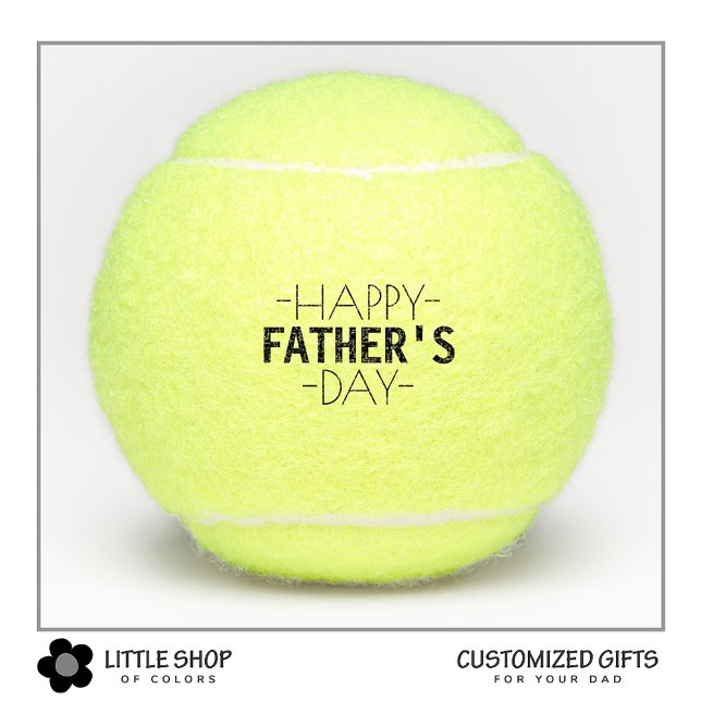Personalised Happy Fathers Day Tennis Balls (Creator Uploaded)