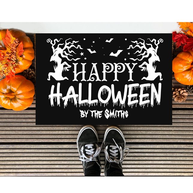 Personalised Happy Halloween Doormat (Creator Uploaded)