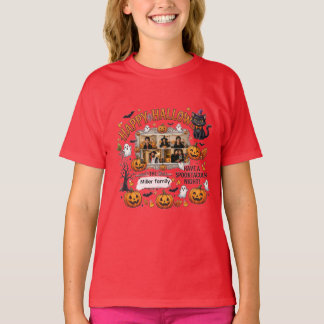 Personalised Happy Halloween Family Shirt with Pho