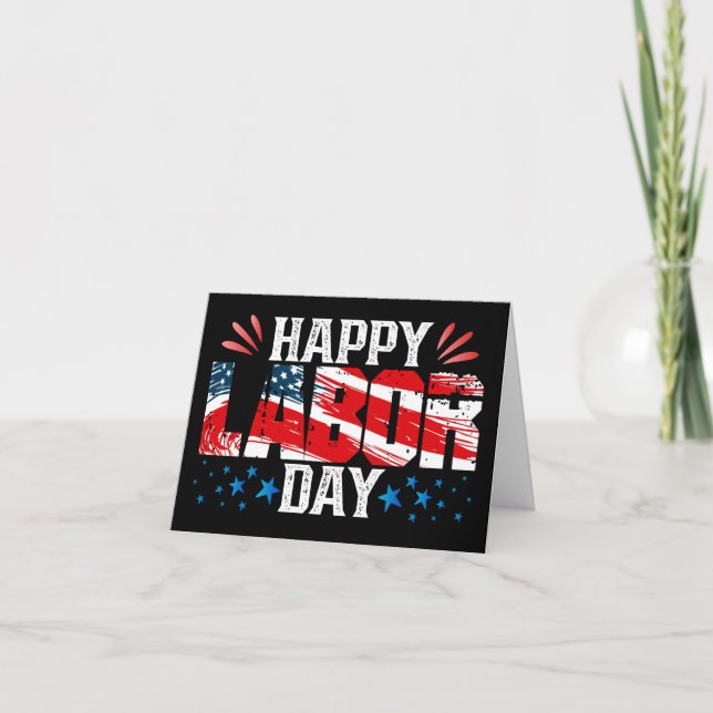 Personalised Happy Labour Day Card (Front)