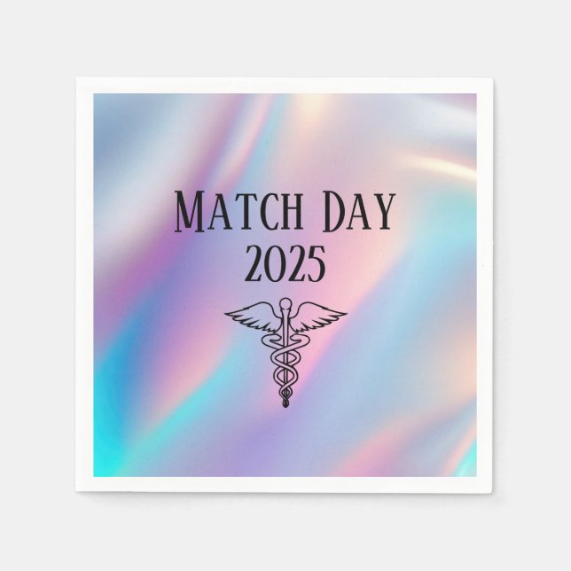 Personalised Happy Match Day 2025 Residency Doctor Napkin (Front)