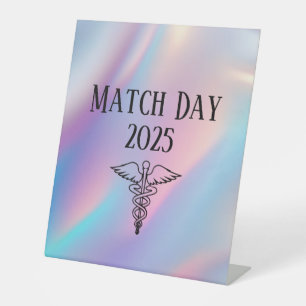 Personalised Happy Match Day 2025 Residency Doctor Pedestal Sign