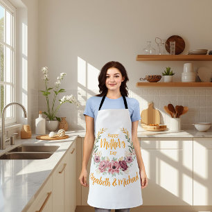 Personalised Happy Mother’s Day Floral Apron