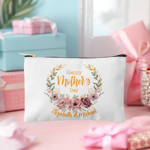 Personalised Happy Mother’s Day Floral Pouch
