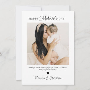 Personalised Happy Mother's Day Card with Photo