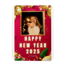 Personalised Happy New Year 2025 Photo Card