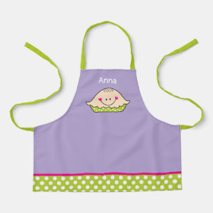 Personalised Happy Pie Apron for girls