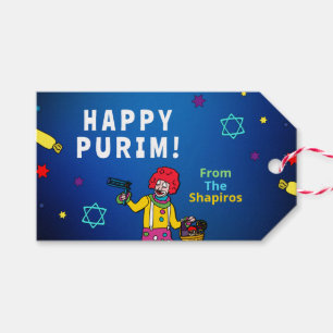 Personalised Happy Purim! Gift Tags