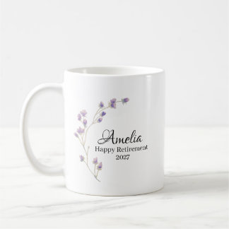 Personalised Happy Retirement 2027  Coffee Mug