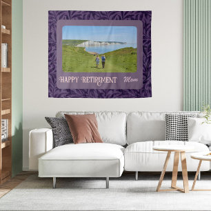 Personalised Happy Retirement Gifts for Mum Violet Tapestry