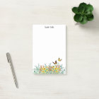 Personalised Happy Spring Flowers Butterfly 