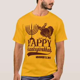 Personalised Happy Thanksgivukkah T-Shirt