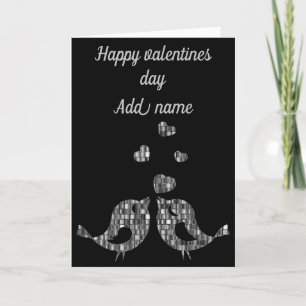 Personalised happy Valentine’s Day card