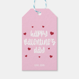 Personalised Happy Valentine's Day Gift Tags