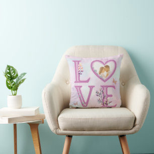 Personalised Happy Valentines's Day Photo Cushion