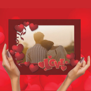 Personalised Happy Valentines's Day Photo Holiday Card