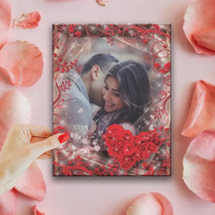 Personalised Happy Valentines's Day Photo Holiday Card