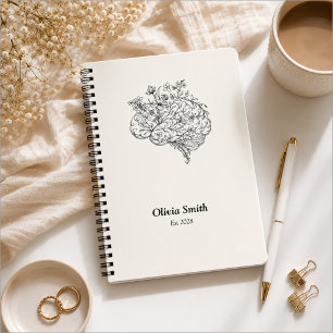 Personalised hardcover notebook for therapists