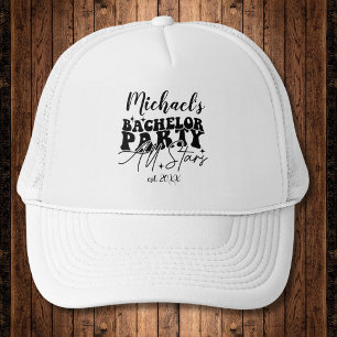Personalised Hat   Bachelor Party All Stars