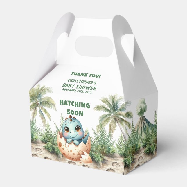 Personalised Hatching Soon Baby Thank You Box (Front Side)