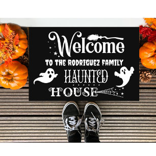 Personalised Haunted House  Doormat