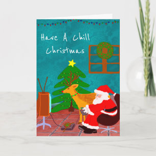 Personalised Have A Chill Christmas Card