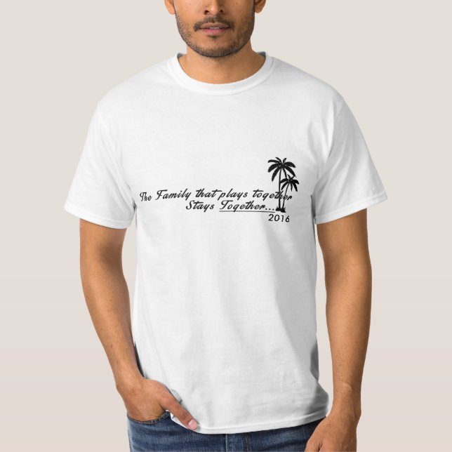 Personalised  Hawaii Family Vacation Shirt (Front)