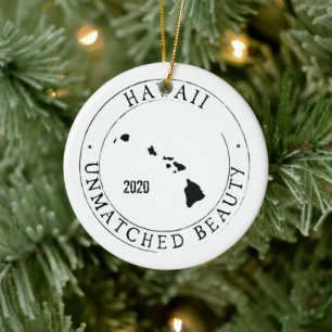Personalised Hawaii Ornament
