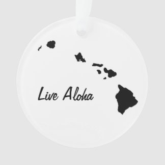 Personalised Hawaiian Islands Ornament