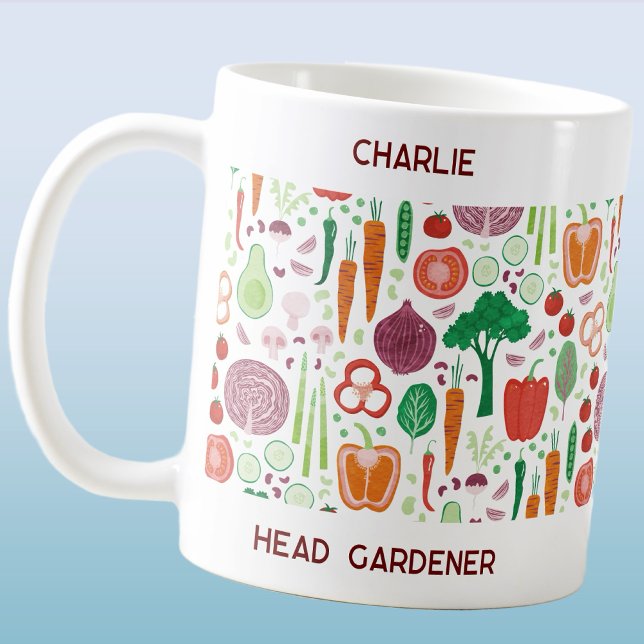 Personalised Head Gardener Coffee Mug (Head gardener personalized coffee mug)