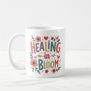 Personalised Healing in Bloom Doctor Floral Spring Coffee Mug