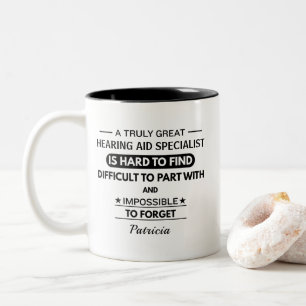 Personalised Hearing Aid Specialist  Two-Tone Coffee Mug