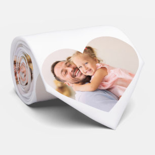 Personalised Heart Family Photo Neck Tie