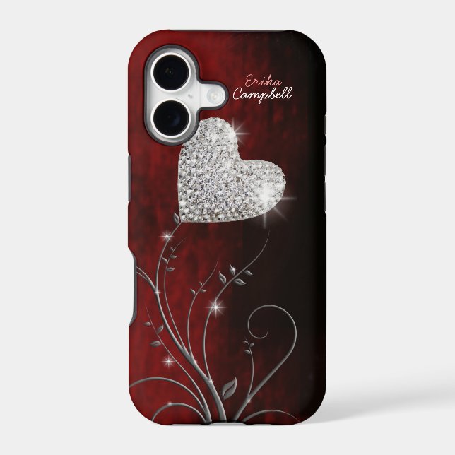 personalised heart girly love (Back)