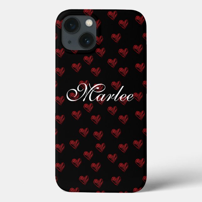 Personalised Heart iPad Air Case (Back)