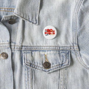 Personalised Heart Nurse sign Custom 3 Cm Round Badge