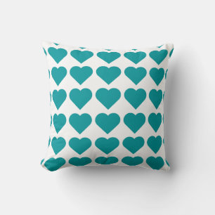 Personalised Heart Shape Pattern Custom Pillow Pou