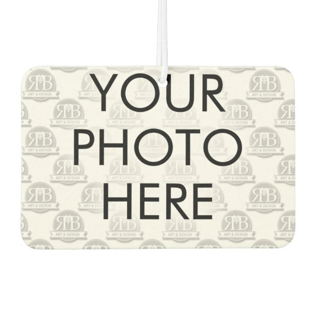 Personalised Heart Shaped Air Freshener (Front)