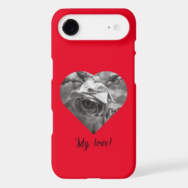 Personalised heart shaped image case (Back)